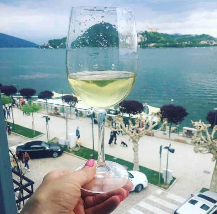 Babalu Con Vista Lago Arona Ngoại thất bức ảnh