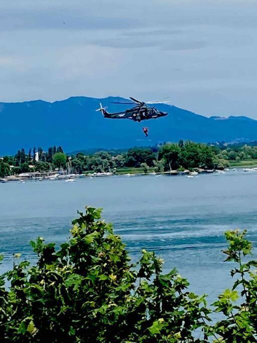 Babalu Con Vista Lago Arona Ngoại thất bức ảnh